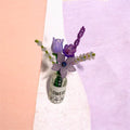 Mini vase beaded forever flower